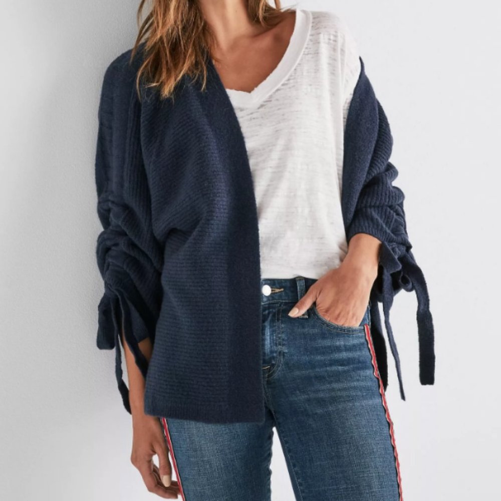 Lucky Brand Cinched Sleeve Cardigan